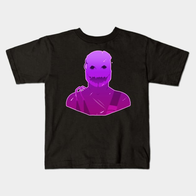 Trapper Purple Silhouette (Dead by Daylight) Kids T-Shirt by SWDesigns